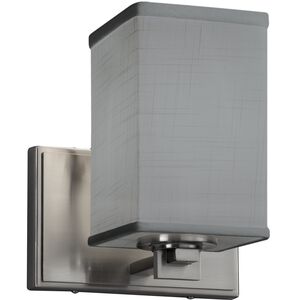 Textile 1 Light 7 inch Brushed Nickel Wall Sconce Wall Light, Era Family, Choices
