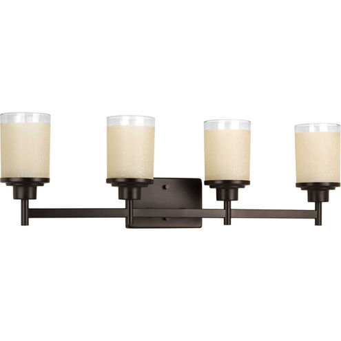 Alexa 4 Light 31 inch Antique Bronze Bath Vanity Wall Light