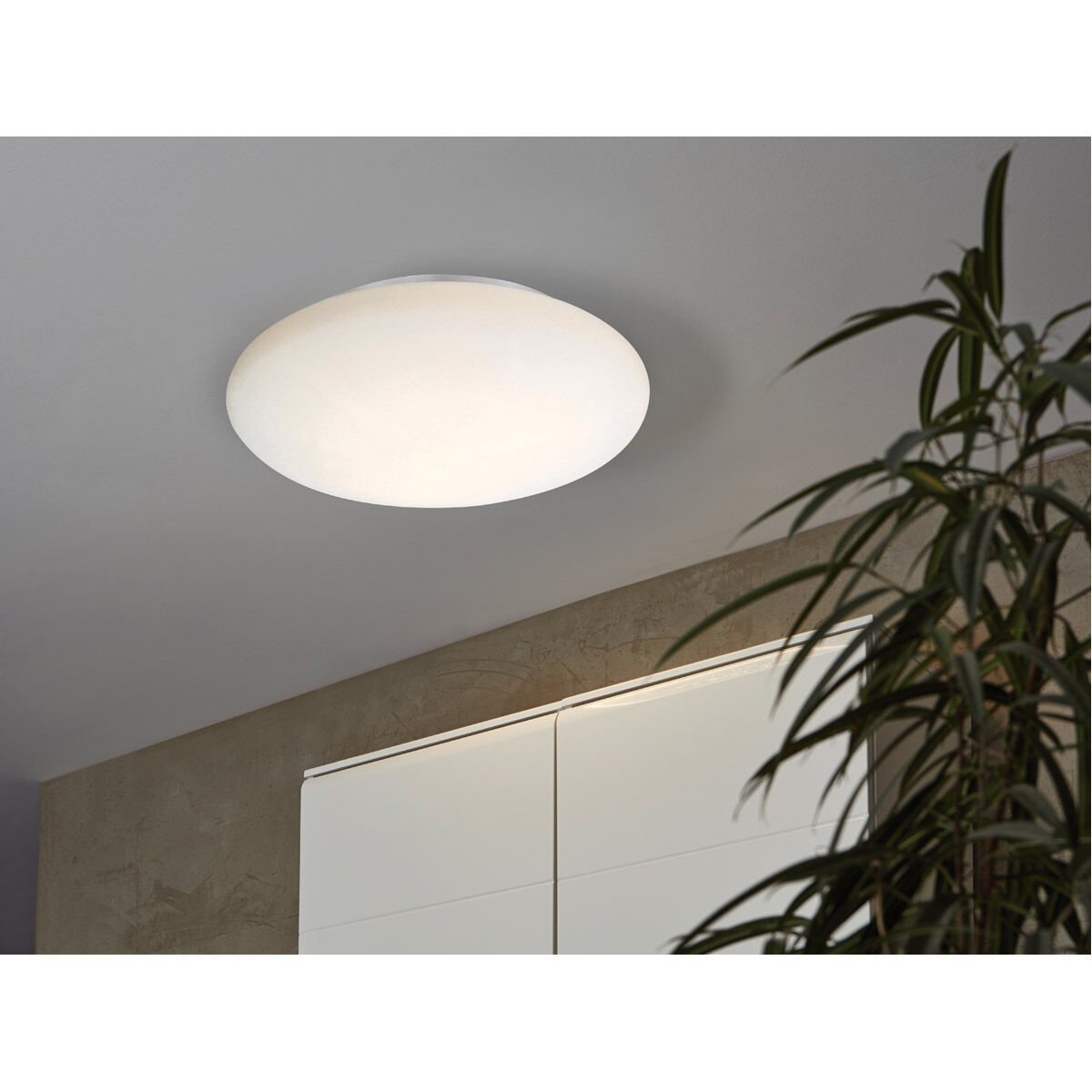 Ella 3 Light 18 inch White Ceiling Light