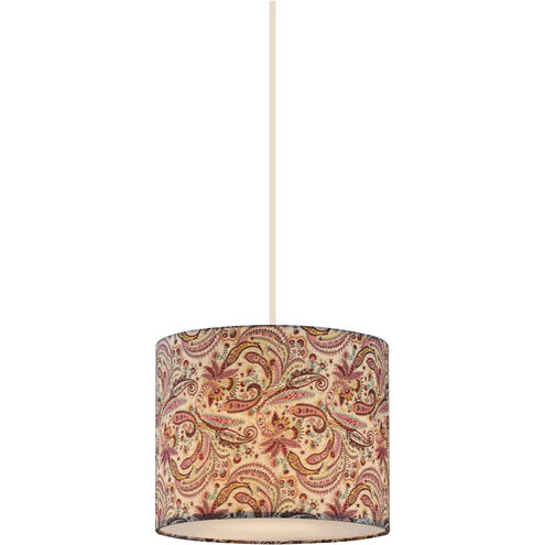 Astra 1 Light 10 inch Gloss White Pendant Ceiling Light