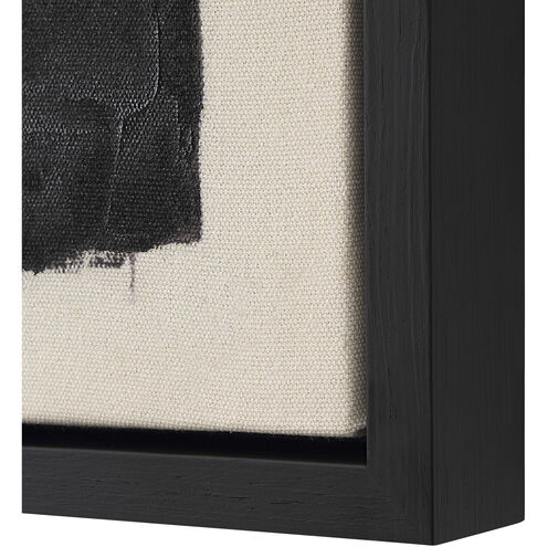 Asia Beige/Black/White Canvas Art, 2 Piece