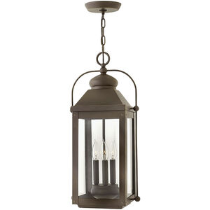 Heritage Anchorage LED 11 inch Light Oiled Bronze Outdoor Hanging Lantern