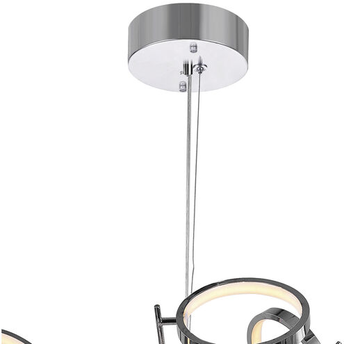 Colette LED 31 inch Chrome Chandelier Ceiling Light