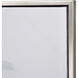 Francis Blooms Off White with Gray and Silver Framed Wall Art