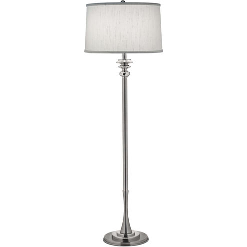 Signature 59 inch 150 watt Antique and Polish Nickel Floor Lamp Portable Light