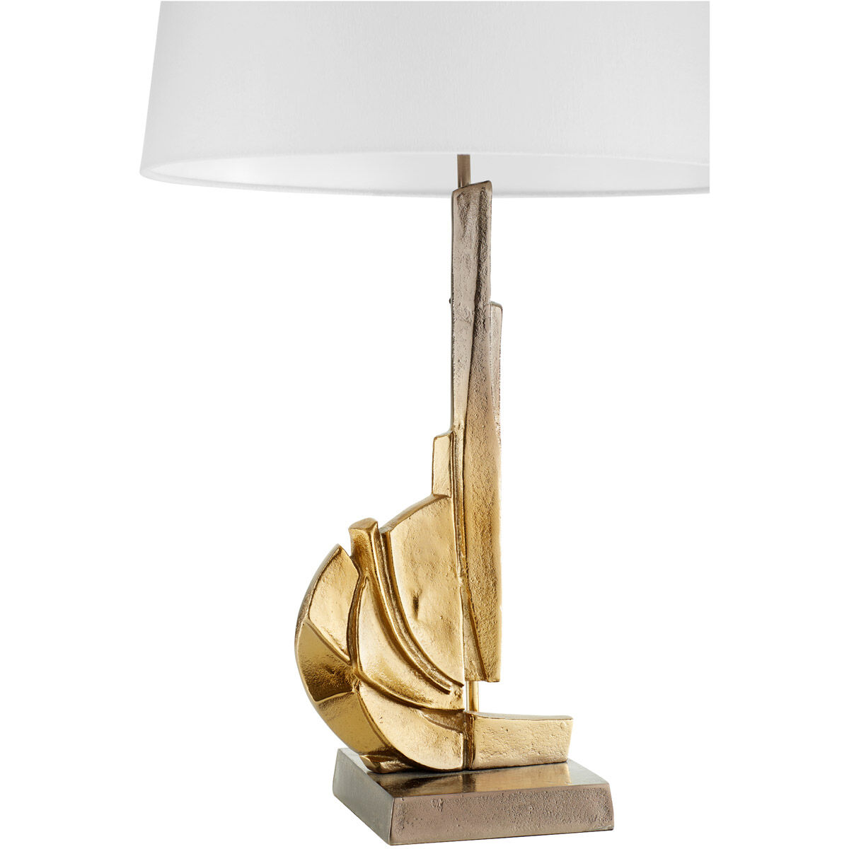 Crescendo 30 inch 40.00 watt Antique Brass Table Lamp Portable Light