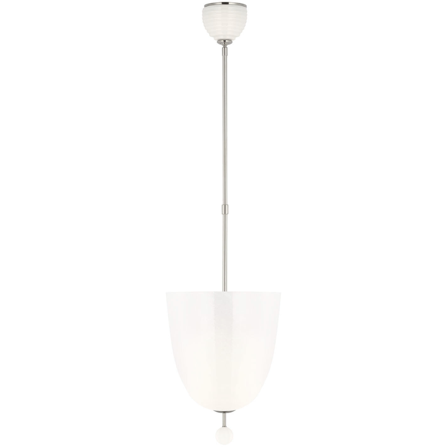 AERIN Brisa LED 12.75 inch Polished Nickel Uplight Pendant Ceiling Light