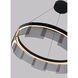 Sean Lavin Stratos LED 30.6 inch Smoke/Black Chandelier Ceiling Light, Integrated LED