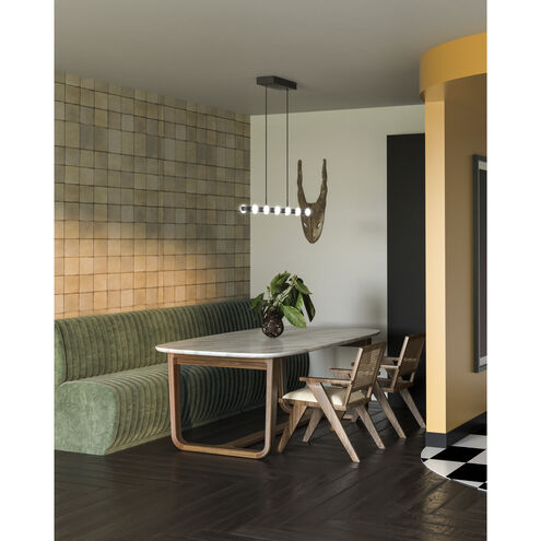 Rezz LED 36 inch Black Linear Pendant Ceiling Light