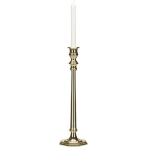 Tall Brass 16 X 4.25 inch Candlestick