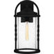 Reece 1 Light 17 inch Earth Black Outdoor Wall Lantern