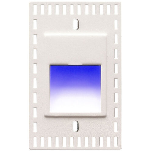 Tyler 120 3.3 watt White Step and Wall Lighting in Blue, WAC Lighting