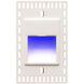 Tyler 120 3.3 watt White Step and Wall Lighting in Blue, WAC Lighting