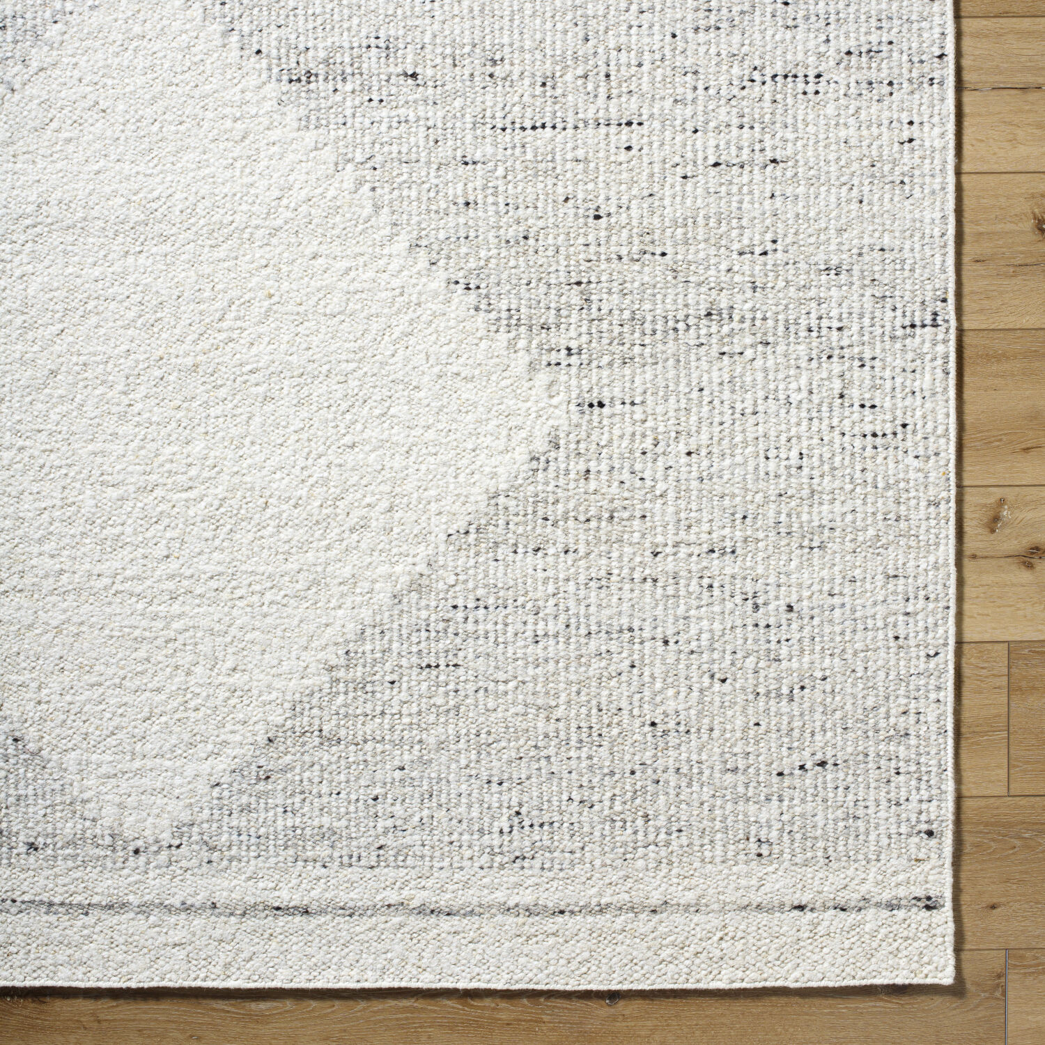 Peru 120 X 96 inch Light Silver / Off-White / Silver / Slate Handmade Rug in 8 x 10