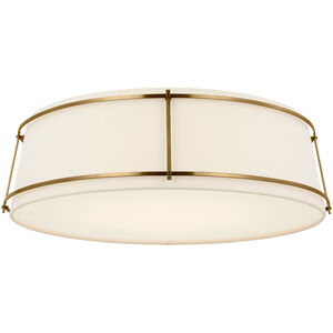 Carrier and Company Callaway LED 22.25 inch Hand-Rubbed Antique Brass Flush Mount Ceiling Light