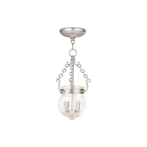 Everett 2 Light 8.5 inch Brushed Nickel Pendant Ceiling Light
