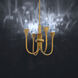 Beyond Plumeria LED 12 inch Aged Brass Pendant Ceiling Light