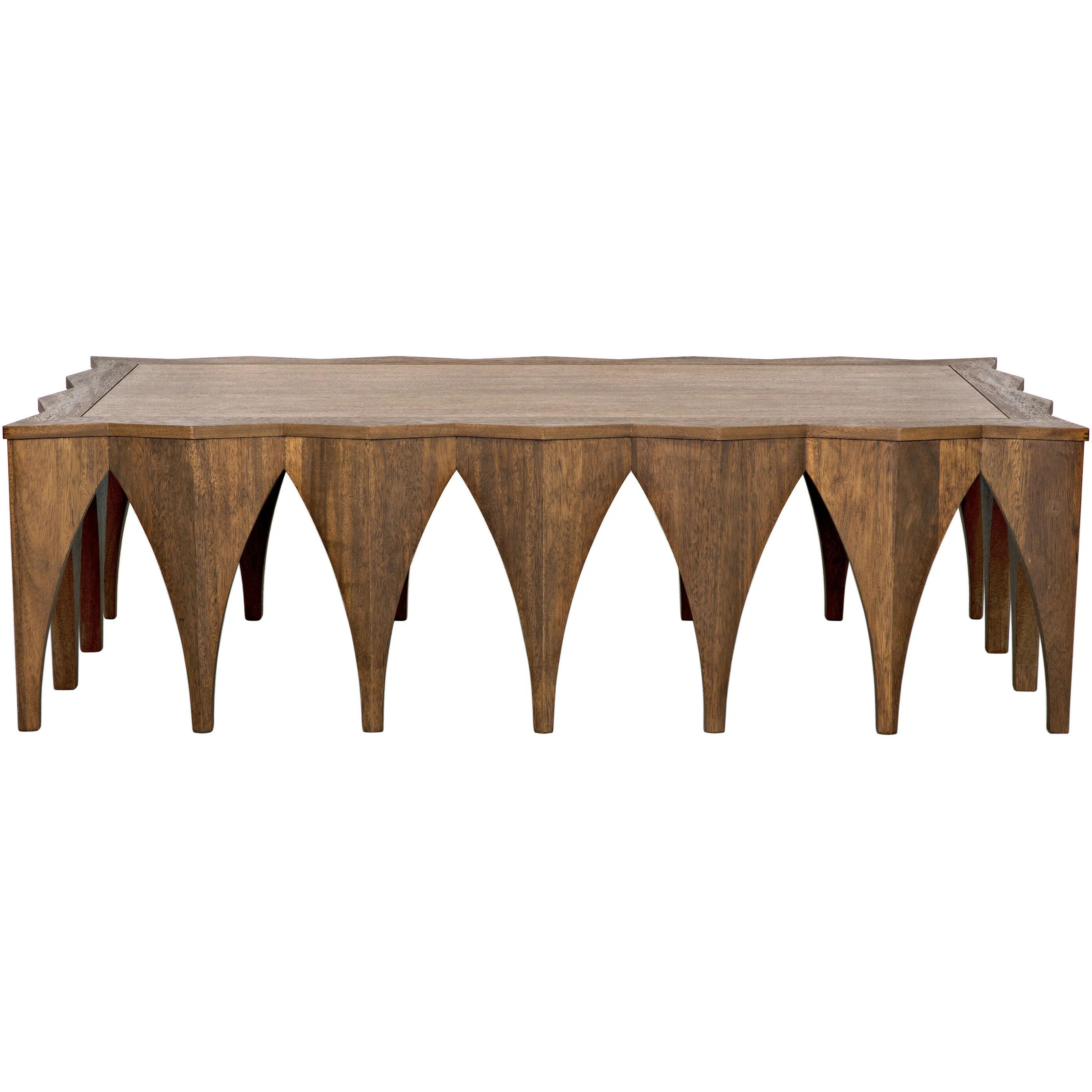 Zelenko 62 X 32 inch Dark Walnut Coffee Table