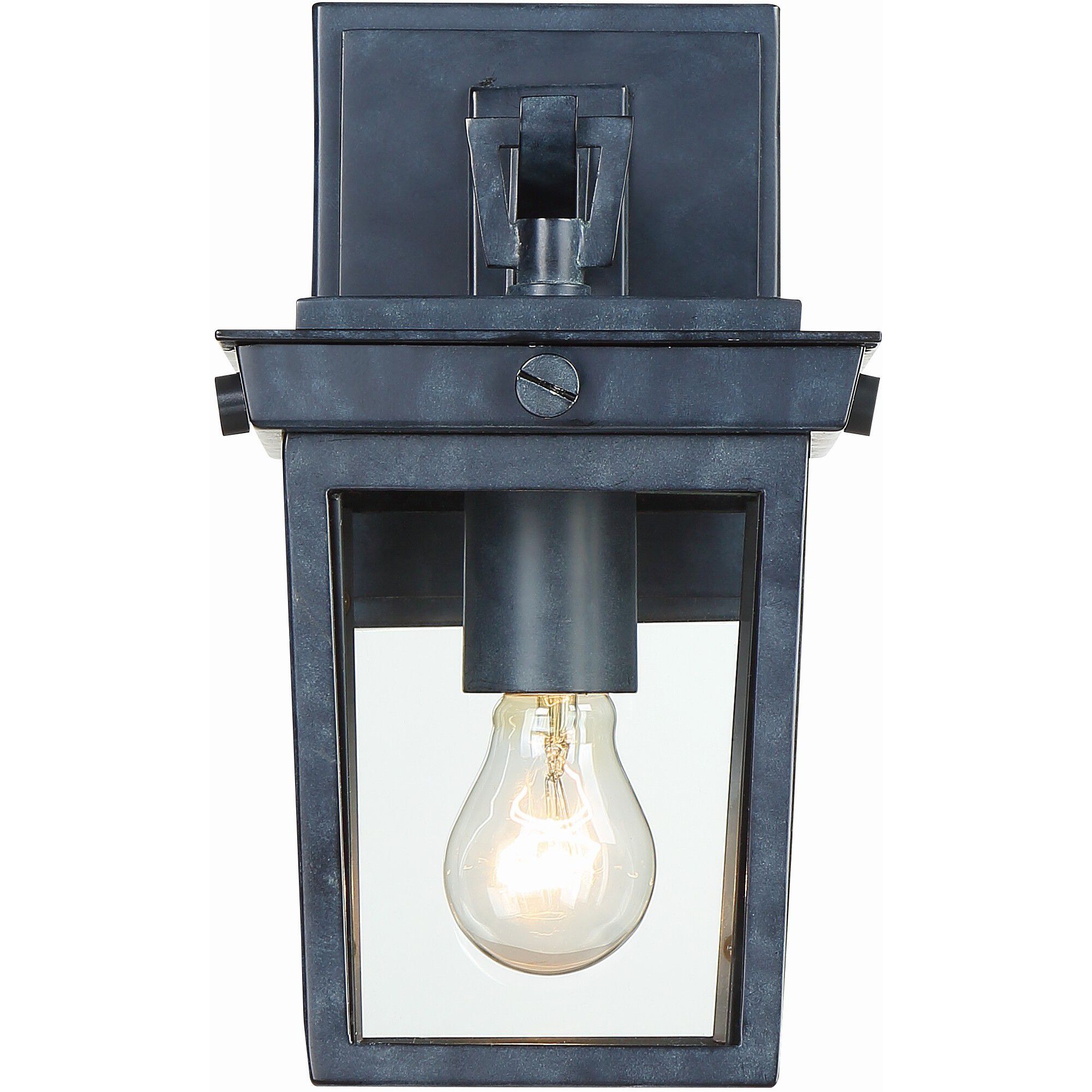 Belmont 1 Light 11 inch Graphite Outdoor Sconce