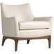 Ferguson Ivory and Dark Walnut Chair