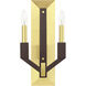 Beckett 2 Light 8 inch Satin Brass ADA ADA Double Sconce Wall Light