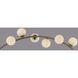 Ronan 78 inch 4.00 watt Antique Brass Arc Floor Lamp Portable Light, with Smart Switch