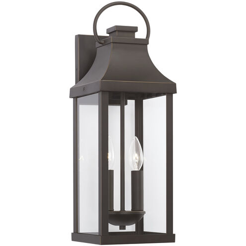 Bradford 2 Light 21 inch Oiled Bronze Outdoor Wall Lantern