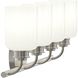 Reines 4 Light 31.75 inch Brushed Nickel Bath Vanity Wall Light