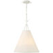 Broche 4 Light 18 inch Matte White Pendant Ceiling Light