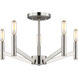 Vector 5 Light 18.00 inch Semi-Flush Mount