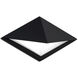 Pique LED 7 inch Black Outdoor Wall Light in 3000K, dweLED