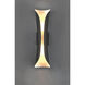 Scroll LED 21.25 inch Architectural Bronze Outdoor Wall Mount