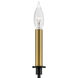 Hux LED 5.25 inch Black Sconce Wall Light