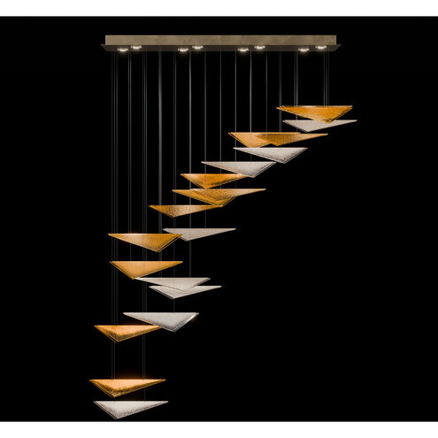 Volo 8 Light 60.5 inch Gold Pendant Ceiling Light