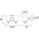 Basix Wall Sconce Wall Light in Satin Nickel
