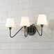 Yep Kennedy Vanity Wall Light in Natural Black