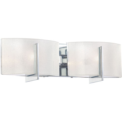 Clarte 2 Light 18 inch Chrome Bath Light Wall Light