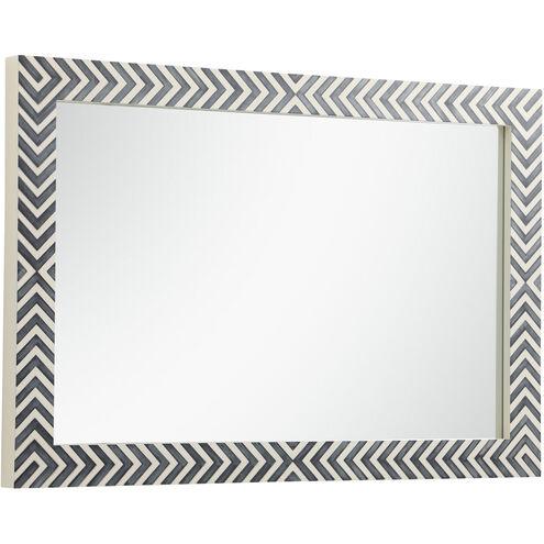 Colette 42 X 28 inch Chevron Wall Mirror