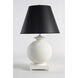 Chelsea House 31 inch 150.00 watt White Glaze Table Lamp Portable Light