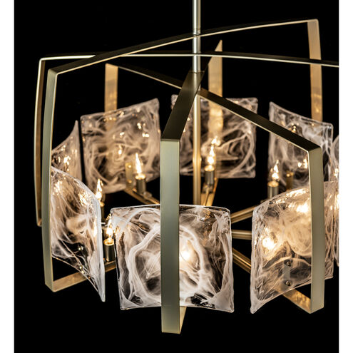 Arc 8 Light 34.4 inch Modern Brass Dining Pendant Ceiling Light