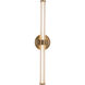 Alora Mood Elsie LED 1.75 inch Brushed Gold Bath Vanity Light Wall Light