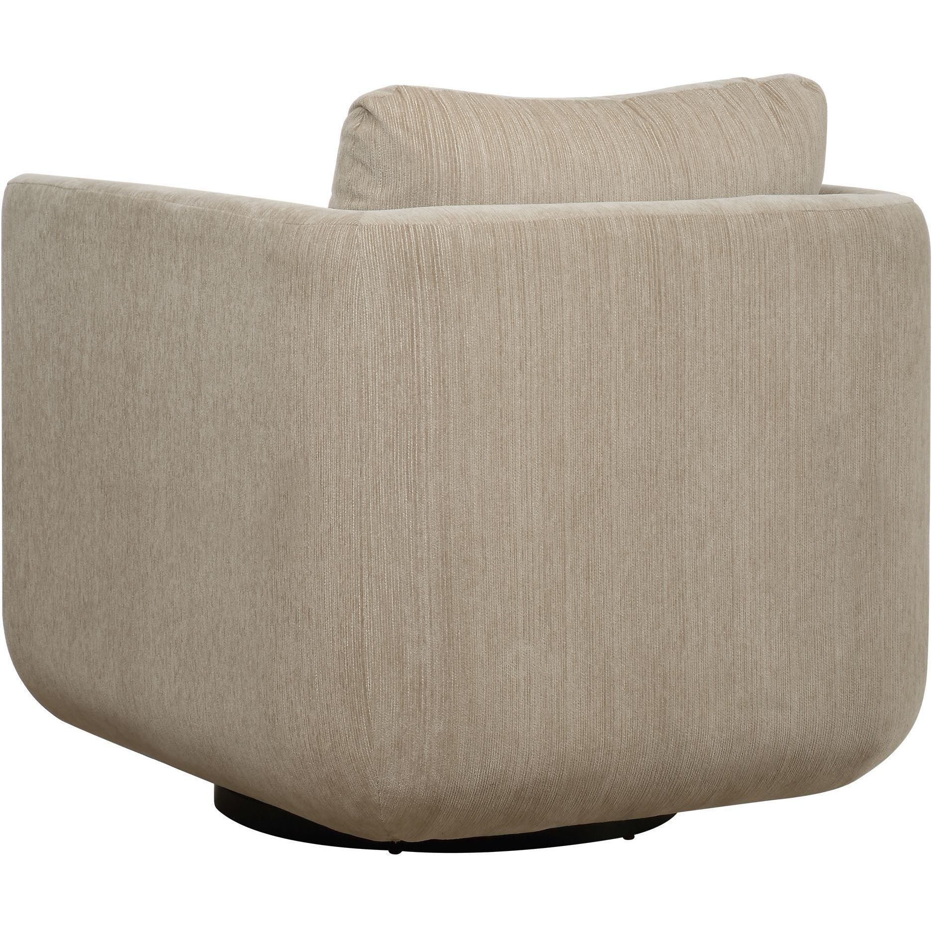 Abound Porcelain Chenille Swivel Chair