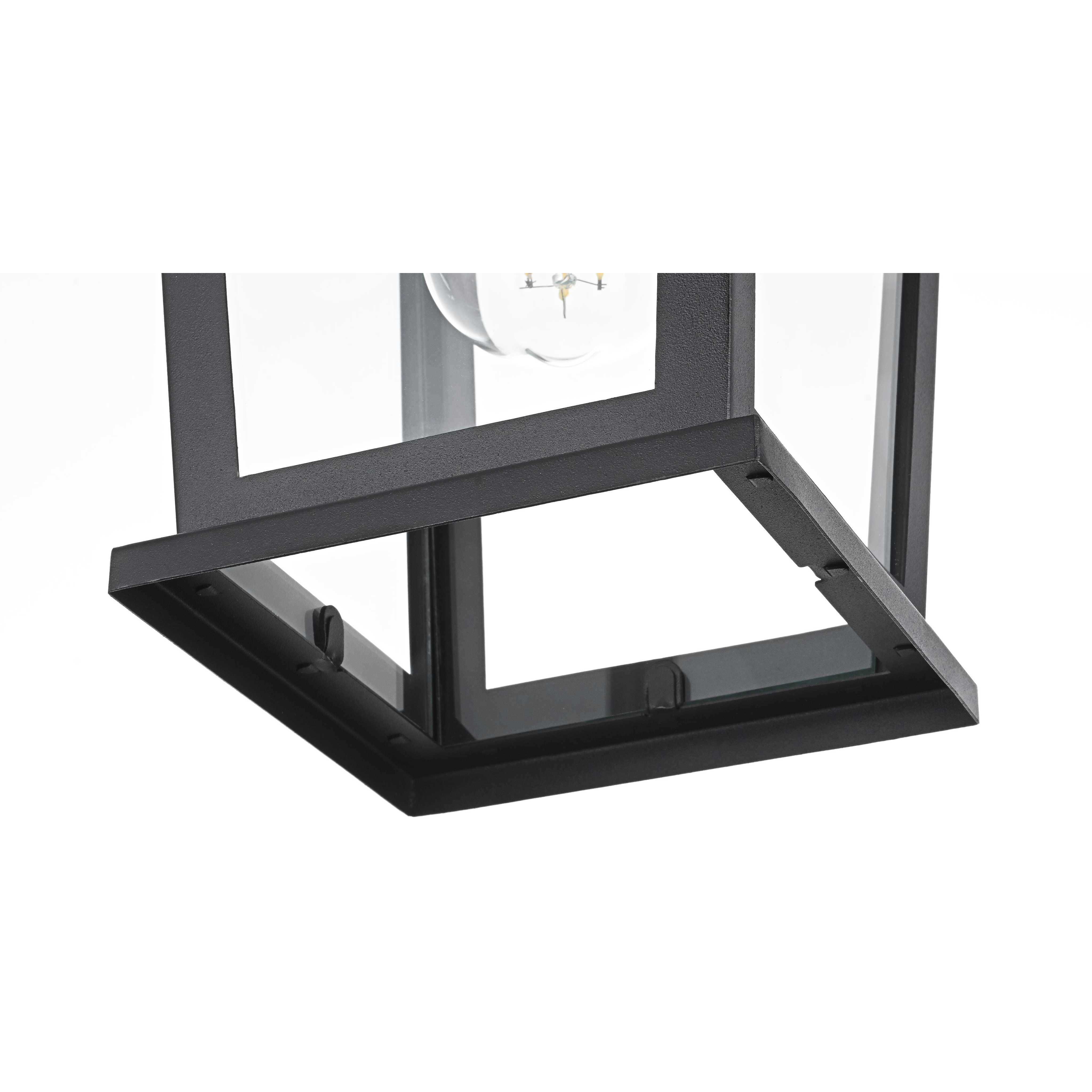 Cayman 1 Light 7 inch Black Outdoor Pendant