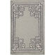 Alameda 36 X 24 inch Medium Gray, Ivory, Ink Rug