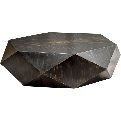 Volker 50 X 14 inch Mango Veneer with Worn Black and Honey Coffee Table