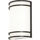 Ventura 1 Light 9.9 inch Black Outdoor Wall Sconce