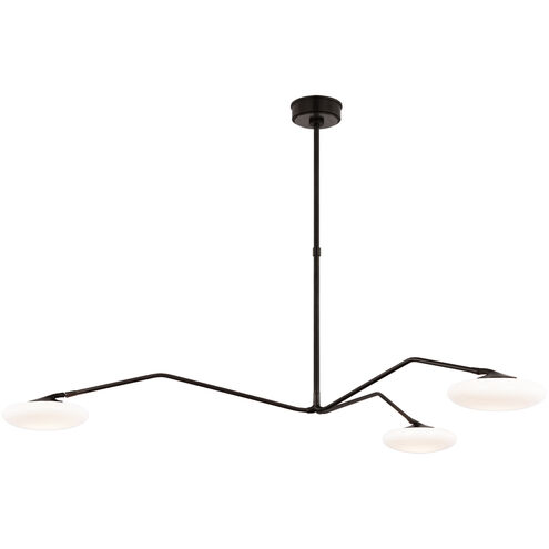 Champalimaud Brindille LED 60 inch Gun Metal Chandelier Ceiling Light, Extra Large