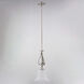 Monrovia LED 8.75 inch Brushed Nickel Mini Pendant Ceiling Light