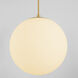Luna 12 inch Aged Brass Pendant Ceiling Light