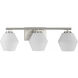 Copeland 3 Light 24 inch Brushed Nickel Vanity Light Wall Light